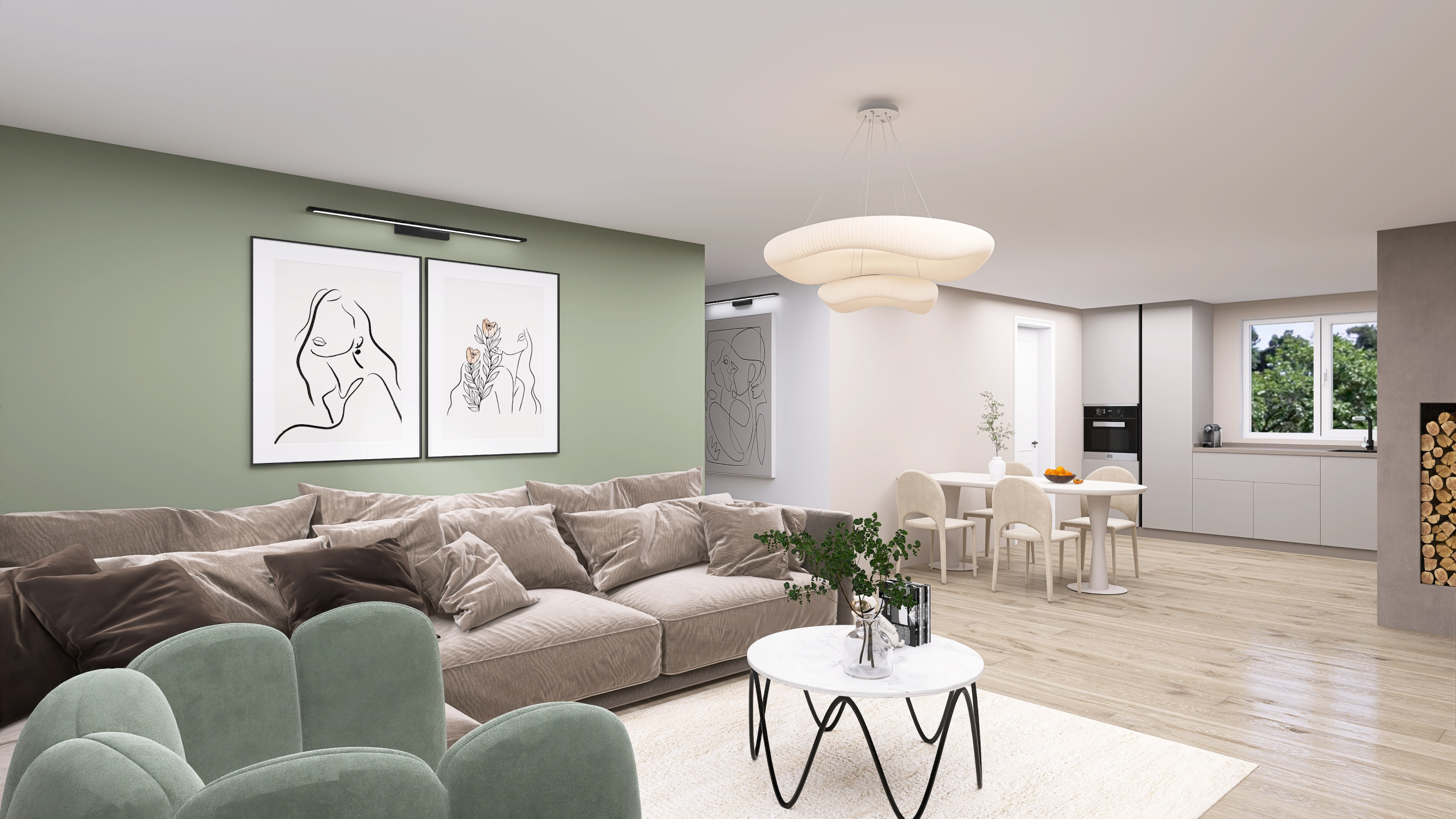 REZERVOVANÝ Na predaj krásny 4 izbový bungalov v obci Láb — foto 3